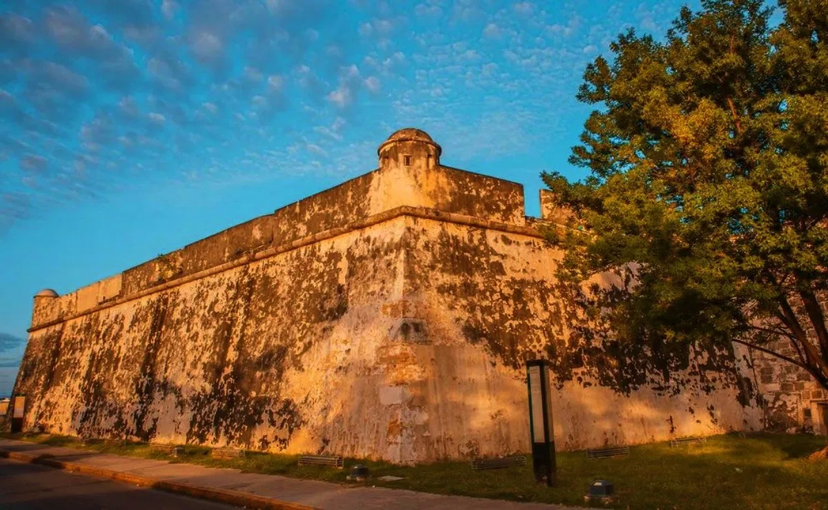 San Carlos bastion in the walled city of Campeche, a wedding reception setting inside the fortress