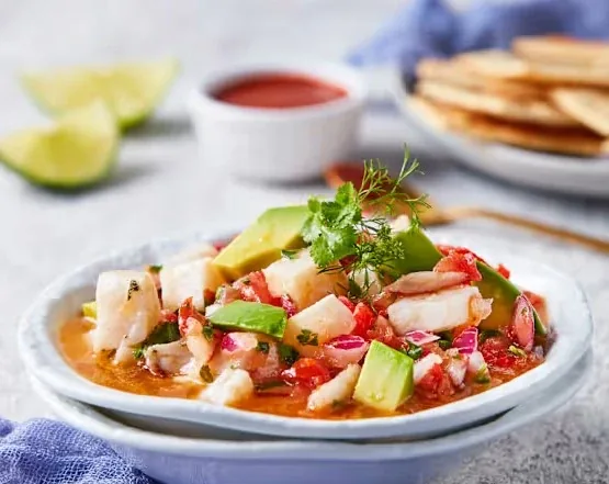 Ceviche de pescado fresco, Campeche