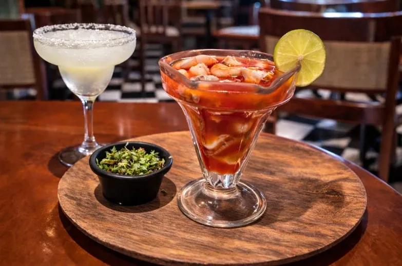 Cóctel campechano de mariscos