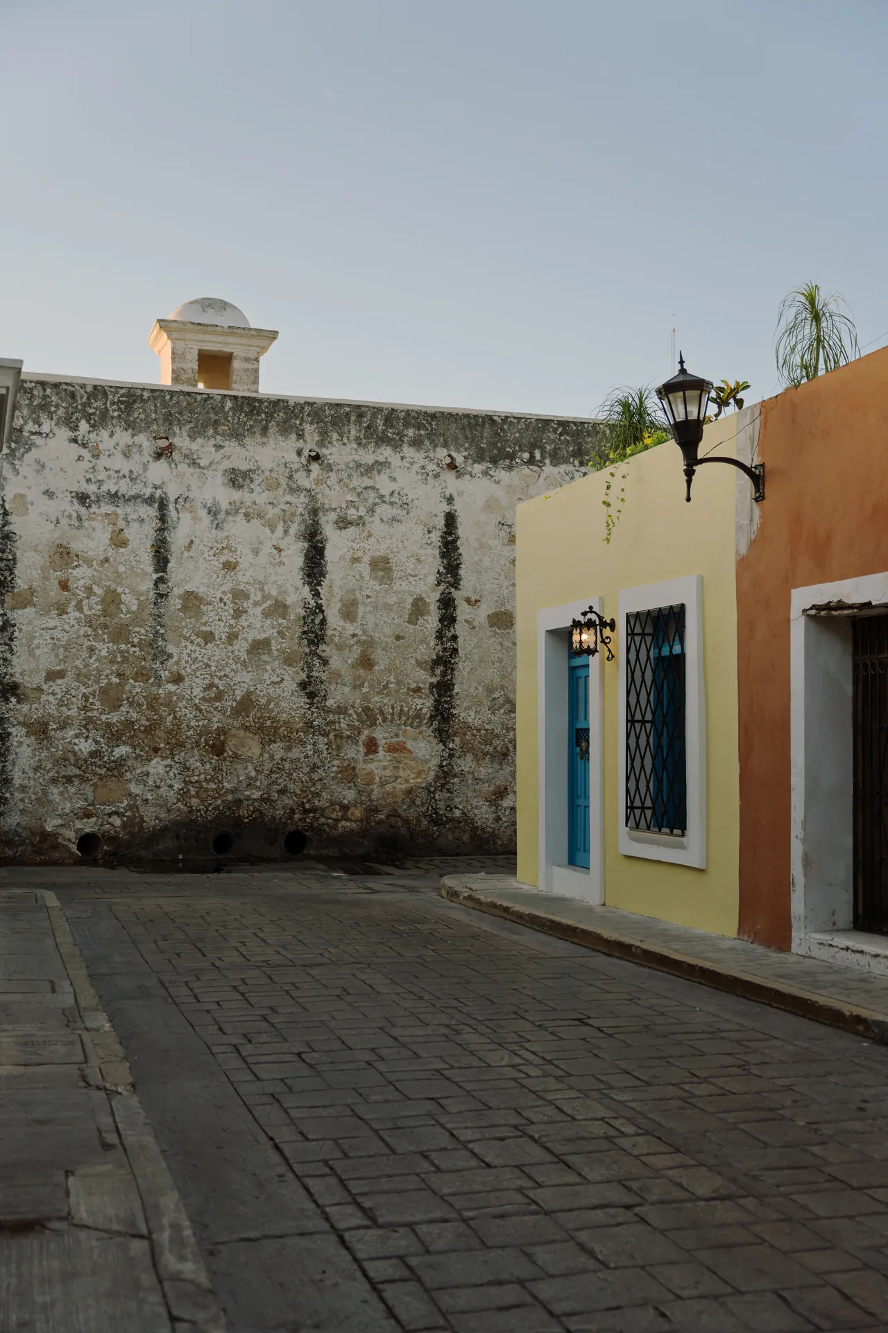 Casa Muralla, a restored townhouse — colourful colonial facade in the walled centre — Casonas MX, Campeche